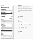 871BRO58990 Nutrition Label
