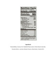 Original Cream Cheese Vegan Spread 24.25 lb. nutrition