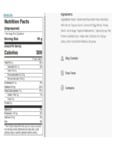 876CON780660 Nutrition Sheet