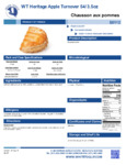 White Toque Apple Turnover Nutrition Information