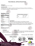 877AGU570020_Acai Glee Technical Nutritional.pdf 877AGU570020_Acai Glee Technical Nutritional.pdf