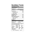 Unmixed Cole Slaw Kit 5 lb. Nutrition