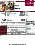 Simply Cuisine Caramelized Onion & Feta Tart Nutrition Simply Cuisine Caramelized Onion & Feta Tart Nutrition