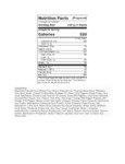 CHIMICHANGAS CHICKEN 5 OZ Nutrition