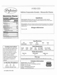 Delicias Mozzarella Cheese Empanada Nutrition