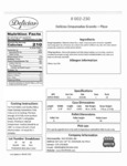 Delicias Pizza Empanada Nutrition