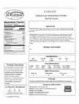 Delicias Beef & Potato Empanada Nutrition Delicias Beef & Potato Empanada Nutrition