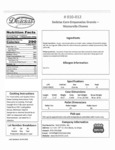 Delicias Mozzarella Cheese Empanada Nutrition