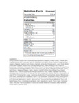 ENCHILADA SHREDDED CHICKEN 7 OZ Nutrition