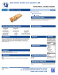 White Toque Goat Cheese Tomato Basil Quiche Slab Nutrition Information