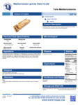 White Toque Mediterranean Quiche Slab Nutrition Information