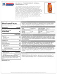 Frank's Red Hot Seasoning 21.2 oz Nutrition