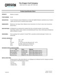 93160 Blueberry Compote Nutrition