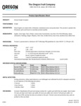 93260 Harvest Apple Compote Nutrition
