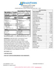 9421102 J&J Bavarian Soft Pretzel Bites Nutrition