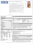 Old Bay 7.5 lb Nutrition