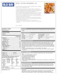 Old Bay 1 lb Nutrition Old Bay 1 lb Nutrition