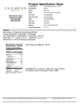 Hatfield 15 lb. Case Layout 18-22 Sliced Bacon Nutrition Information