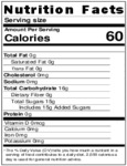 Nutrition Sheet Nutrition Sheet