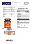 GOYA 7.5 oz. Red Hot Pepper Paste Nutrition Information