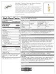 Nutrition Sheet