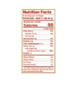 Ashoka Kesar Mango Pulp Nutrition Information