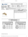 Aspire Bakery OTIS SPUNKMEYER Specs 58103 Aspire Bakery OTIS SPUNKMEYER Specs 58103