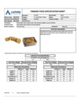 Aspire Bakery OTIS SPUNKMEYER Specs 58105 Aspire Bakery OTIS SPUNKMEYER Specs 58105