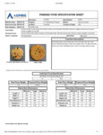 Aspire Bakery OTIS SPUNKMEYER Specs 58108 Aspire Bakery OTIS SPUNKMEYER Specs 58108