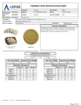 Aspire Bakery OTIS SPUNKMEYER Specs 58404 Aspire Bakery OTIS SPUNKMEYER Specs 58404