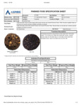 Aspire Bakery OTIS SPUNKMEYER Specs 58810 Aspire Bakery OTIS SPUNKMEYER Specs 58810