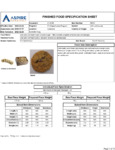 Aspire Bakery OTIS SPUNKMEYER Specs 58819 Aspire Bakery OTIS SPUNKMEYER Specs 58819
