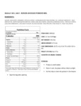 Bossen Avocado Powder Drink Mix Nutrition