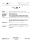 Roxy & Rich Snow White Cocoa Butter Nutrition