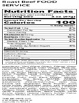 The BE Hive Vegan Roast Beef Nutrition