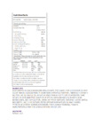 Nabisco belVita Blueberry Breakfast Bar Nutrition Information