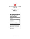Black Pepper .10 Gram Portion Packet Nutrition