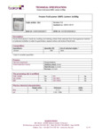 Les Vergers Boiron Lemon 100% Fruit Puree Nutrition Information