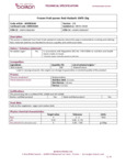 Les Vergers Boiron Rhubarb 100% Fruit Puree Nutrition Information