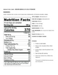 Bossen 2.2 lb. Ai Yu Jelly Powder Mix Nutrition Information