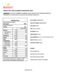 Bossen 64 fl. oz. Blueberry Concentrated Syrup Nutrition Information