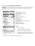 Bossen 7.28 lb. Brown Sugar Jelly Topping Nutrition Information