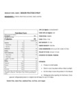 Bossen 5 Gallon (55 lb.) Liquid Fructose Nutrition Information