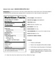 Bossen 8.38 lb. Green Apple Jelly Topping Nutrition Information Bossen 8.38 lb. Green Apple Jelly Topping Nutrition Information