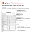 Bossen Large Tapioca Pearls 2.2 lb. Nutrition Label