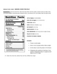 Bossen 8.38 lb. Lychee Star-Shaped Jelly Topping   Nutrition Information