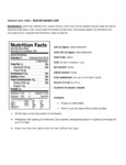 Bossen 9.9 lb. Mango Fruit Jam / Smoothie Paste Nutrition Information