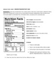 Bossen 9.9 lb. Passion Fruit Jam / Smoothie Paste Nutrition Information