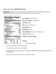Bossen 9.9 lb. Peach Fruit Jam / Smoothie Paste Nutrition Information Bossen 9.9 lb. Peach Fruit Jam / Smoothie Paste Nutrition Information