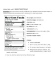 Bossen 8.38 lb. Pineapple Jelly Topping Nutrition Information
